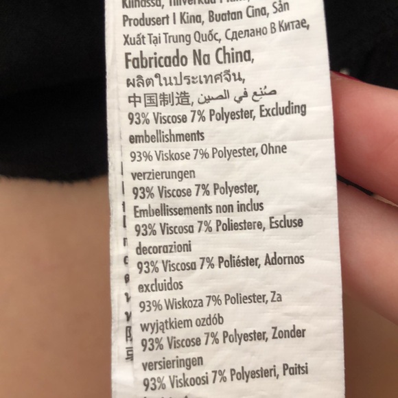 Cotton On drapey wide leg trouser pants in black - Picture 4 of 4